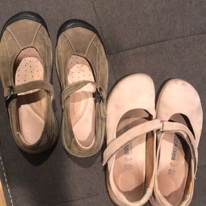 Keen&Birkenstock walking dress shoes-both pair